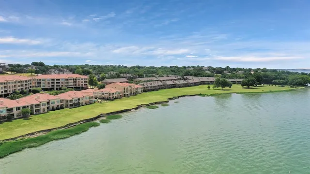 a view of lake and city