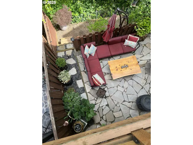 a view of outdoor space and trees