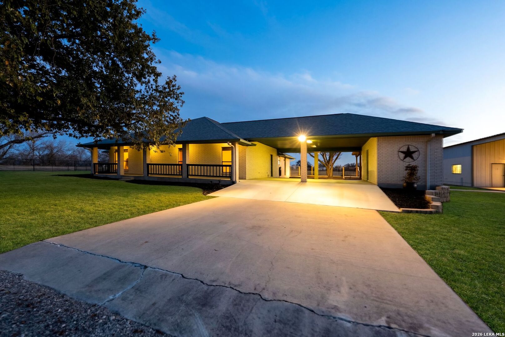 14320 La Vernia Road St. Hedwig, TX 78152 - Photo 46 of 71 a view of a house with a yard