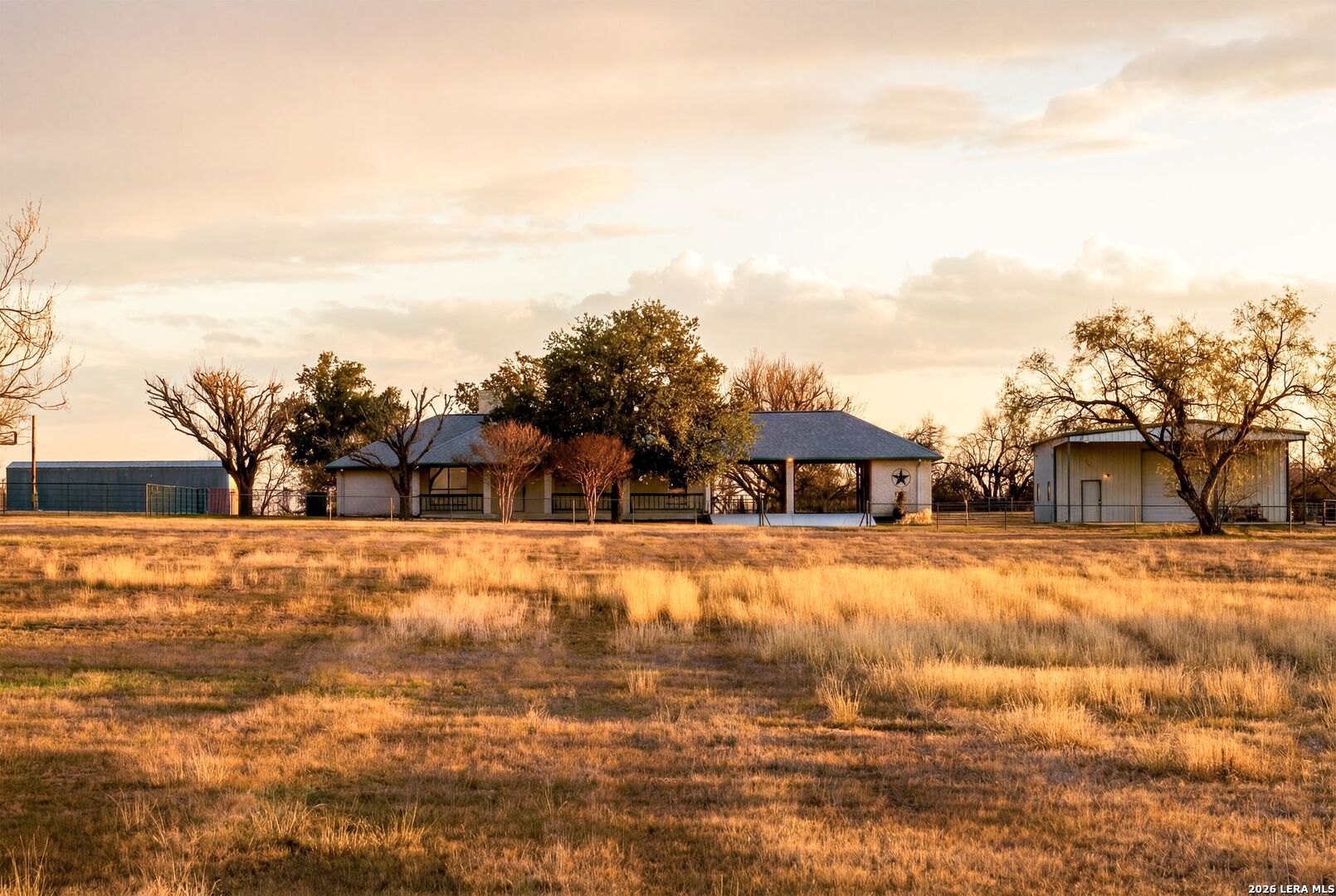 14320 La Vernia Road St. Hedwig, TX 78152 - Photo 51 of 71 a view of large yard with a house