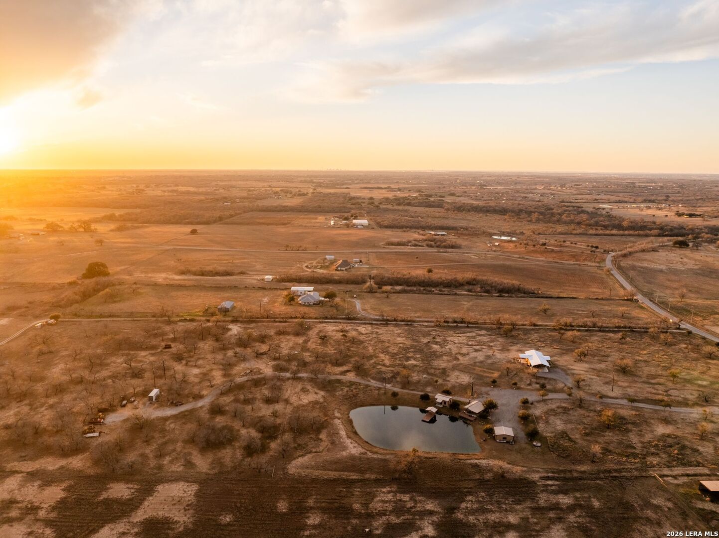 14320 La Vernia Road St. Hedwig, TX 78152 - Photo 62 of 71 an aerial view of residential houses with outdoor space