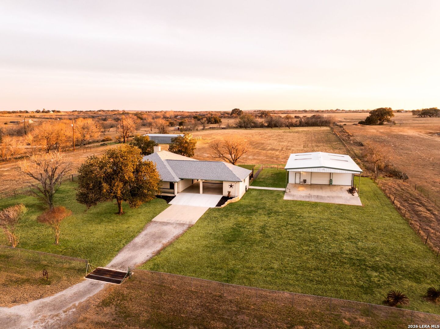 14320 La Vernia Road St. Hedwig, TX 78152 - Photo 68 of 71 an aerial view of a house with lake view
