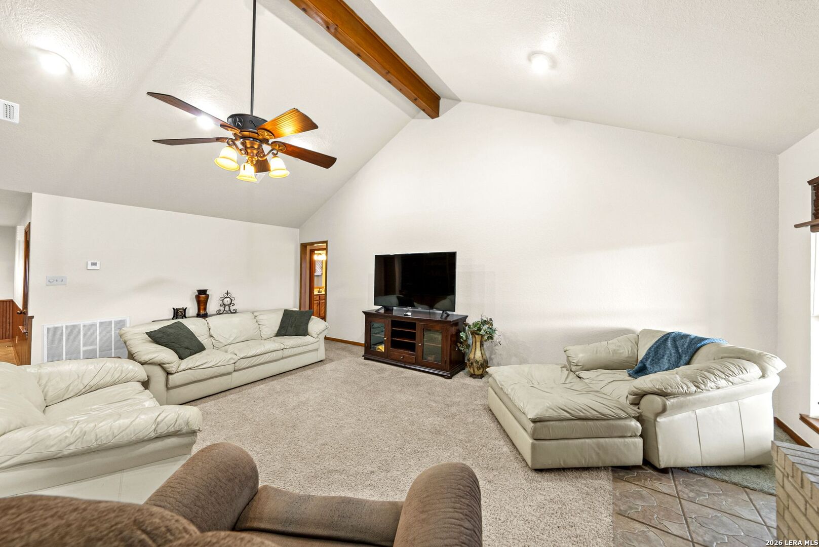 14320 La Vernia Road St. Hedwig, TX 78152 - Photo 7 of 71 a living room with furniture and a flat screen tv