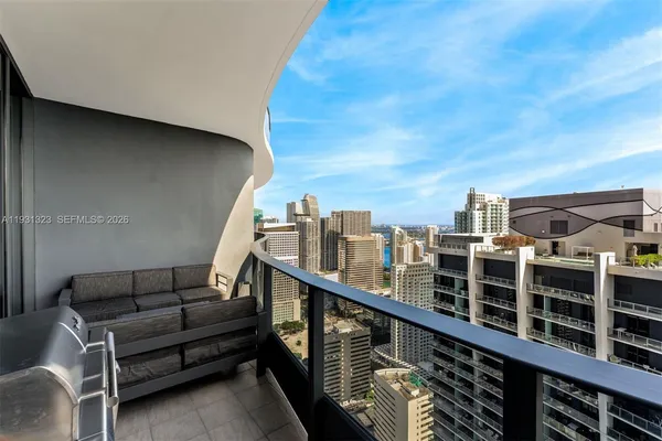a view of a city with tall buildings
