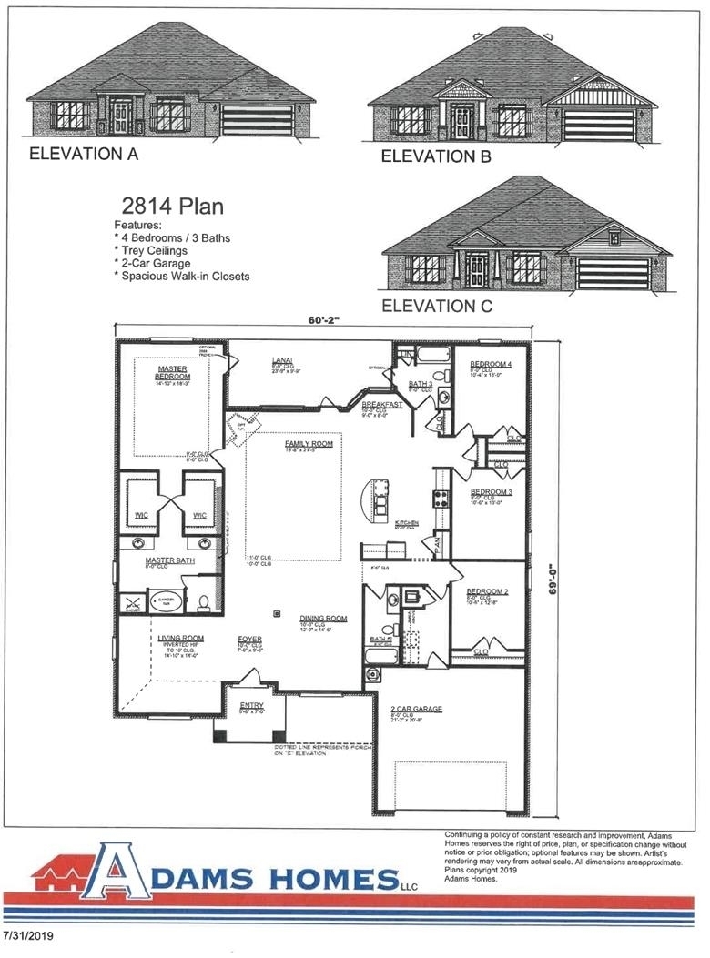 27662 Pollard Road Daphne, AL 36526 - Photo 2 of 2 floor plan example