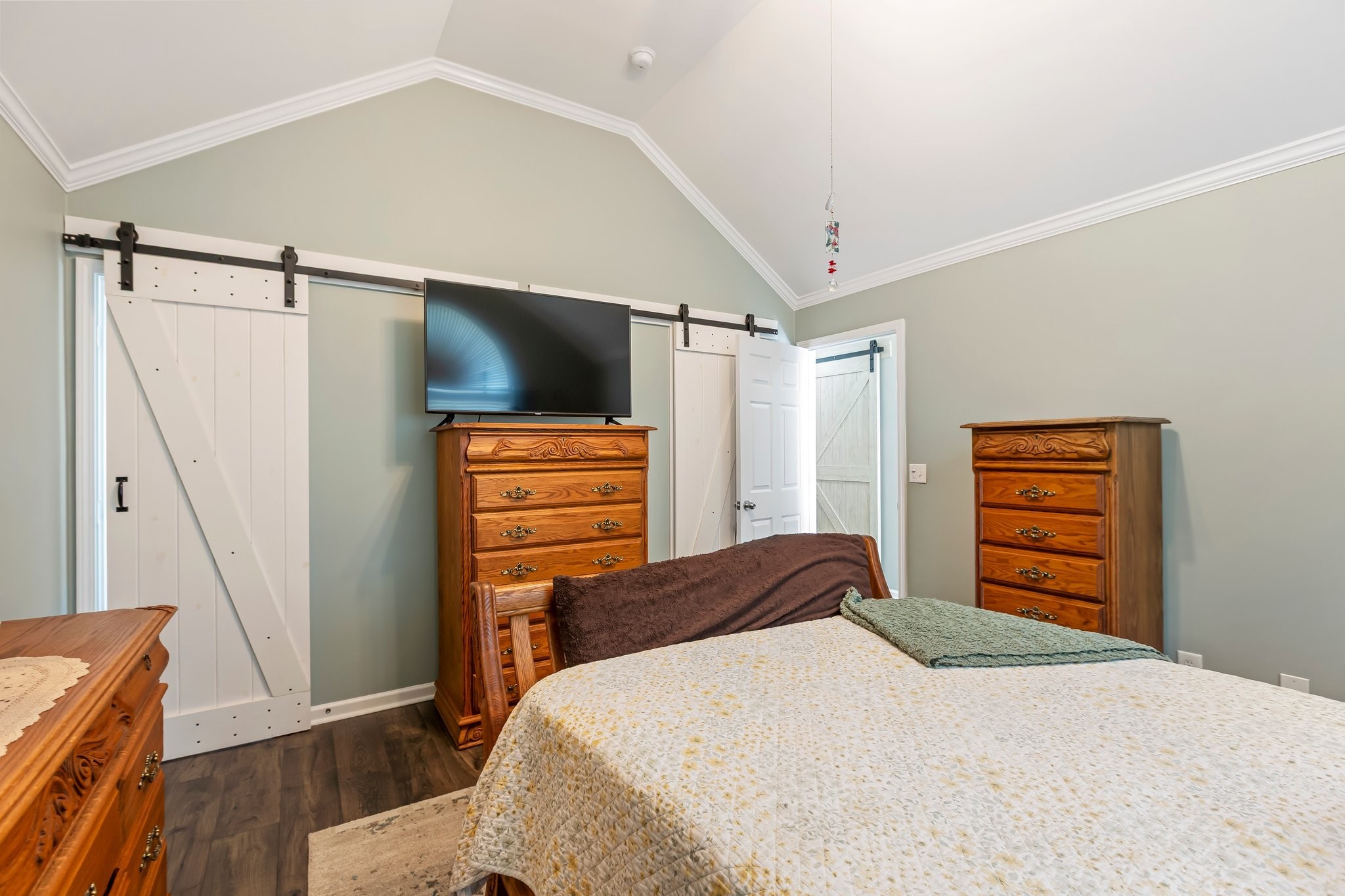 4025 Deer Run Trace Spring Hill, TN 37174 - Photo 14 of 54 a bedroom with a bed and a dresser