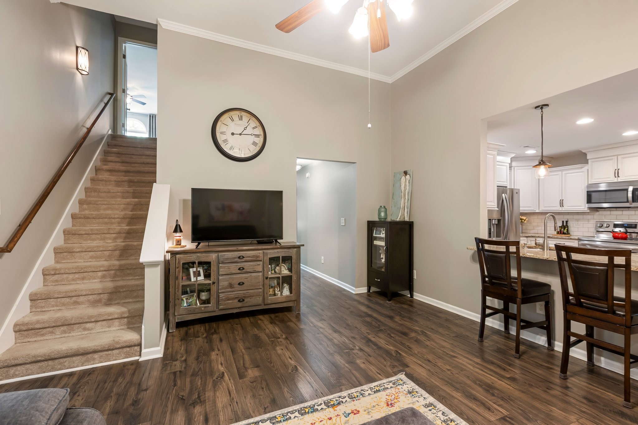 4025 Deer Run Trace Spring Hill, TN 37174 - Photo 23 of 54 a living room with furniture and a flat screen tv