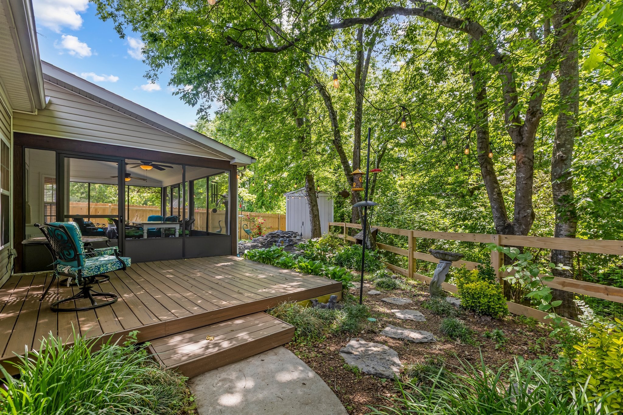 4025 Deer Run Trace Spring Hill, TN 37174 - Photo 35 of 54 a view of a backyard with sitting area
