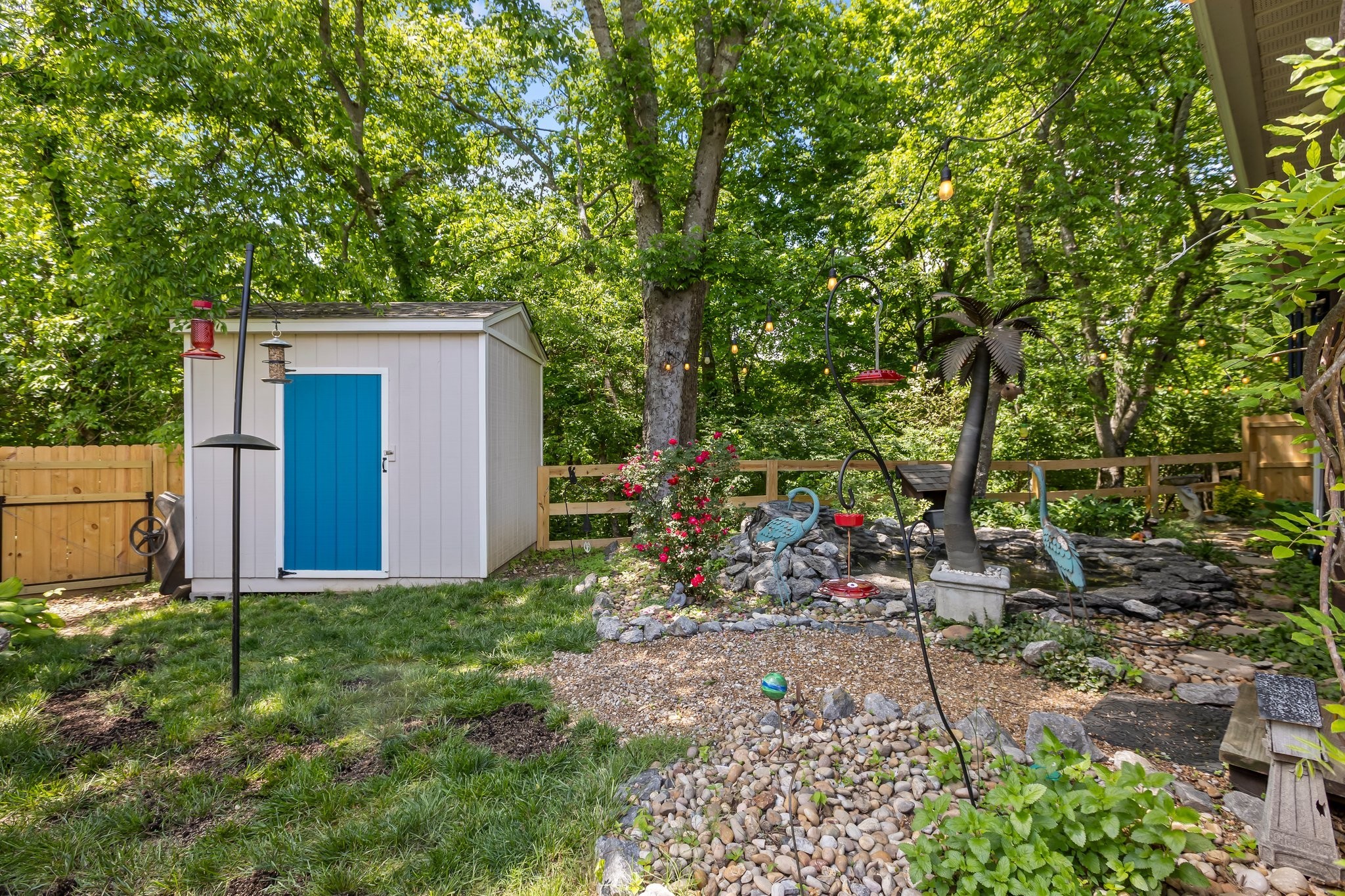 4025 Deer Run Trace Spring Hill, TN 37174 - Photo 42 of 54 a view of backyard with outdoor seating and green space
