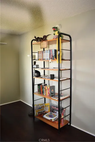 a view of staircase with white walls