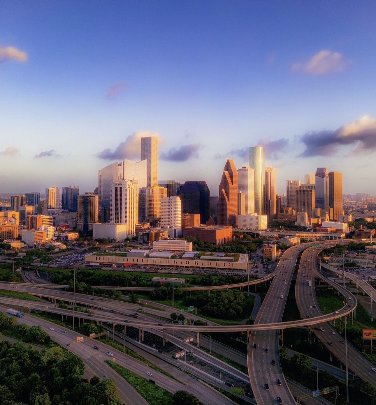1616 Benson Street Houston, TX 77020 - Photo 38 of 38 a view of a city with lots of trees
