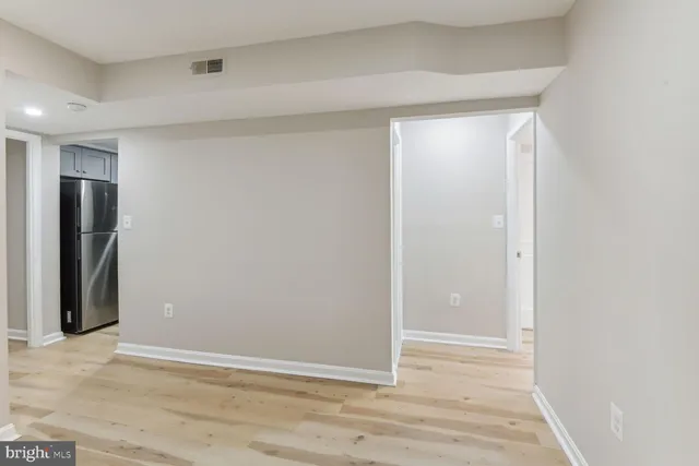 a view of an empty room