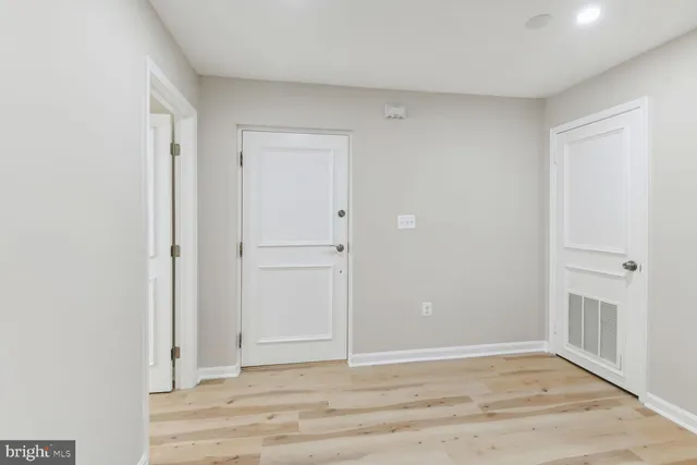 a view of hallway with walk in closet