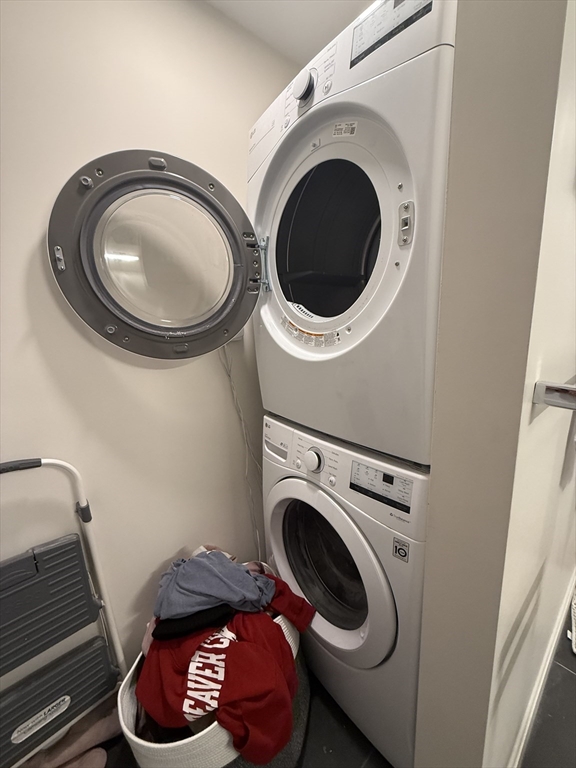458 Washington Street, Unit 308 Boston, MA 02135 - Photo 8 of 14 a close up view of washer and dryer