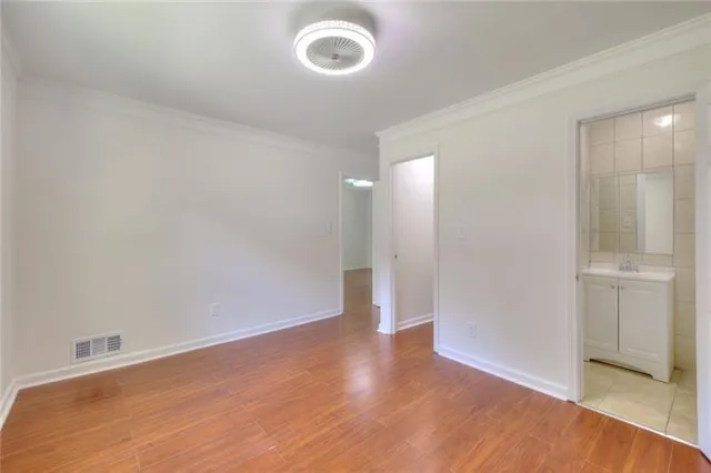 wooden floor in an empty room