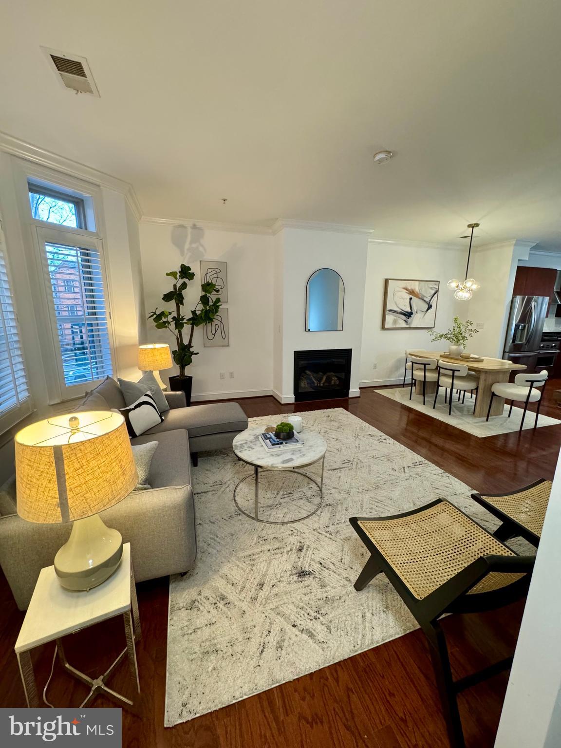 2227 12th Court North Arlington, VA 22201 - Photo 14 of 62 a living room with furniture and wooden floor