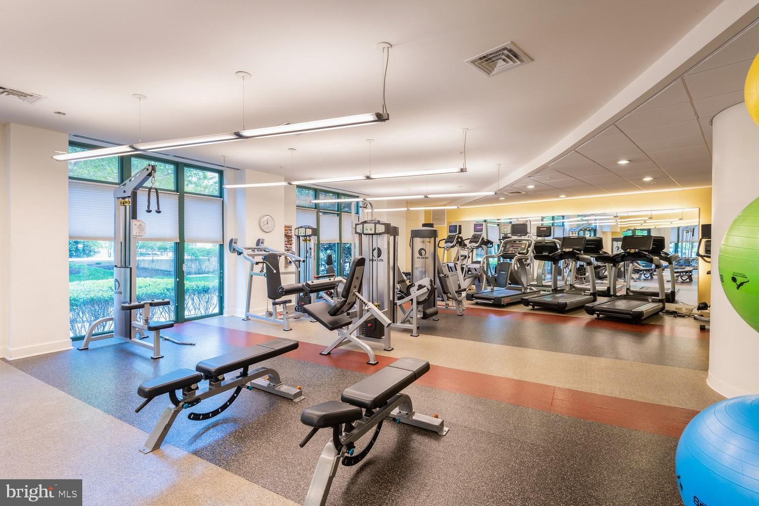 2227 12th Court North Arlington, VA 22201 - Photo 41 of 62 a view of a room with gym equipment