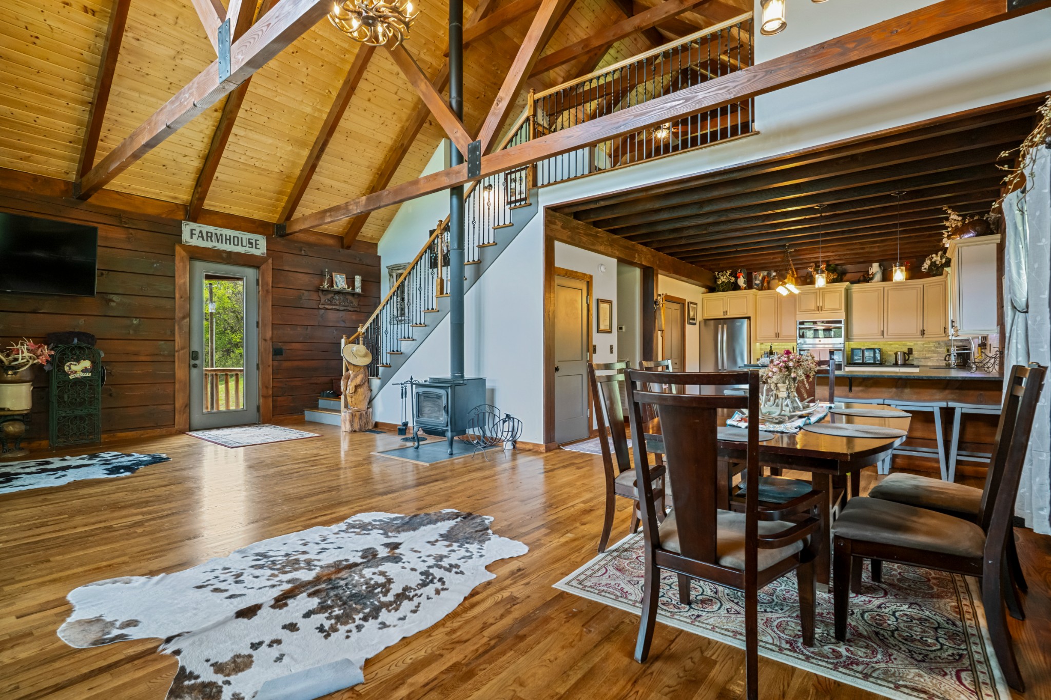4818 Ensor Hollow Road Granville, TN 38564 - Photo 27 of 52 a view of a dinning table and chairs in the patio