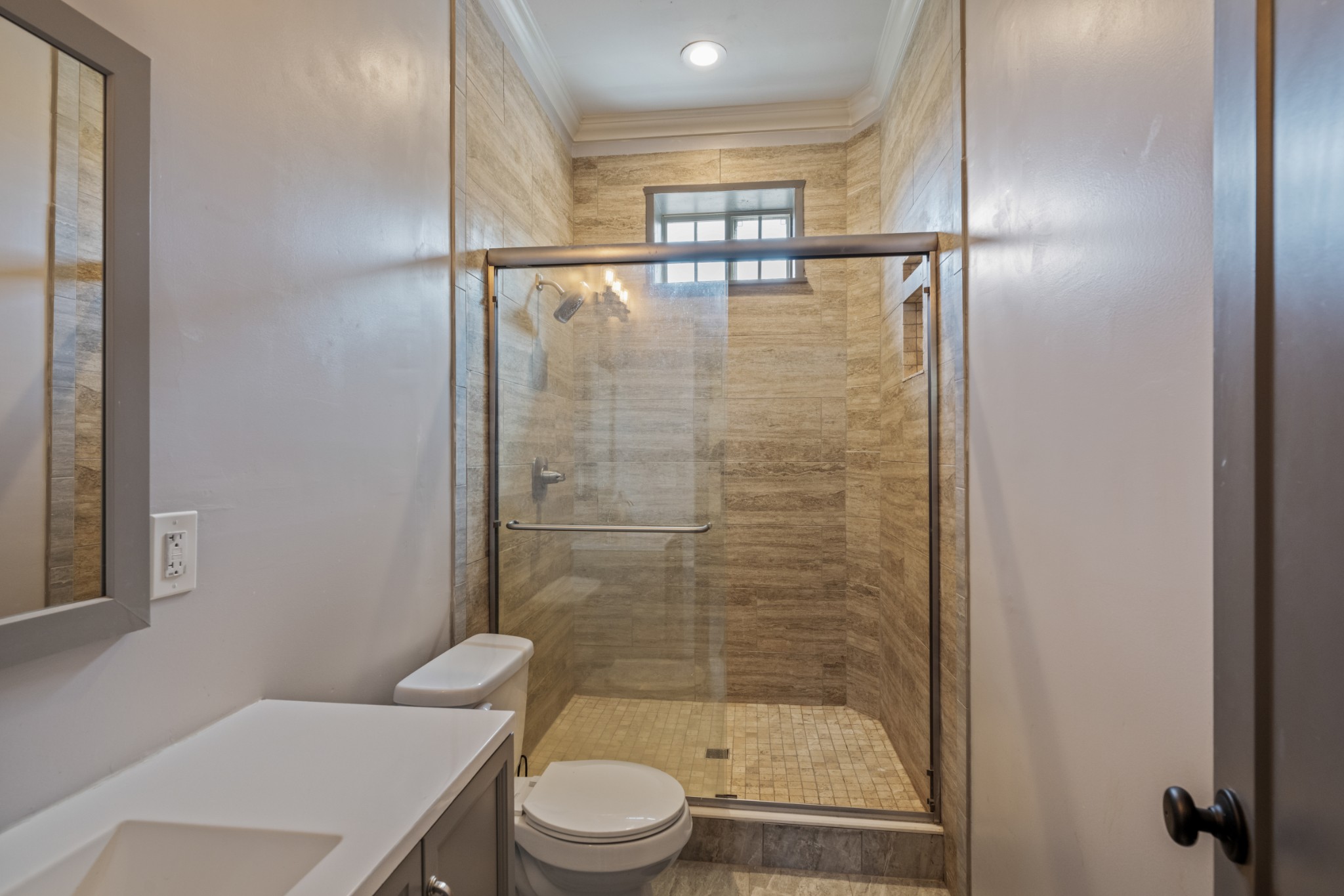 4818 Ensor Hollow Road Granville, TN 38564 - Photo 35 of 52 a bathroom with a shower a toilet and a sink