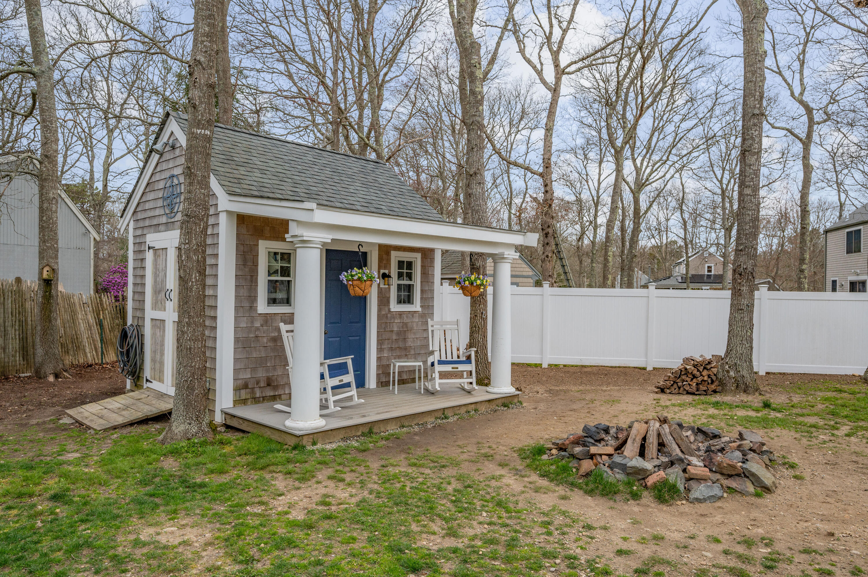 69 Jones Road Marstons Mills, MA 02648 - Photo 17 of 22 a view of a house with backyard