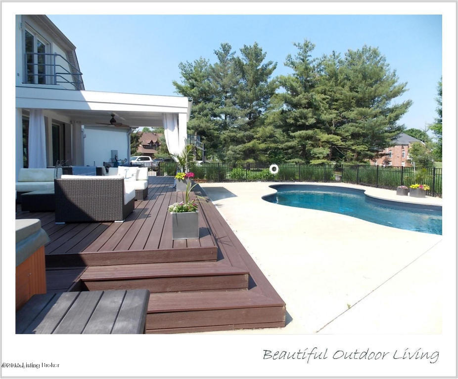 2202 North Rose Island Road Prospect, KY 40059 - Photo 3 of 31 Custom In-ground Heated Pool
