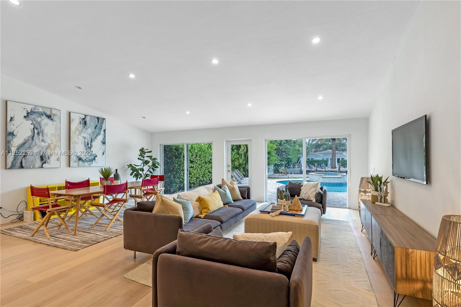 1757 Daytonia Road Miami Beach, FL 33141 - Photo 17 of 30 a living room with furniture and a large window