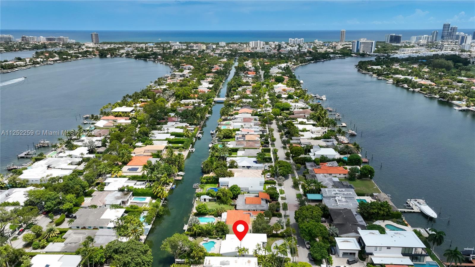 1757 Daytonia Road Miami Beach, FL 33141 - Photo 2 of 30 view of city and ocean