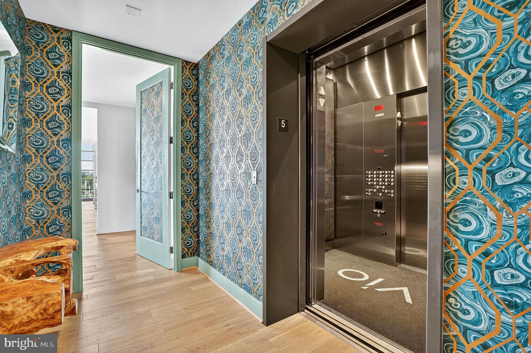 45 Sutton Square Southwest, Unit 509 Washington, DC 20024 - Photo 2 of 25 a view of an entryway door and balcony