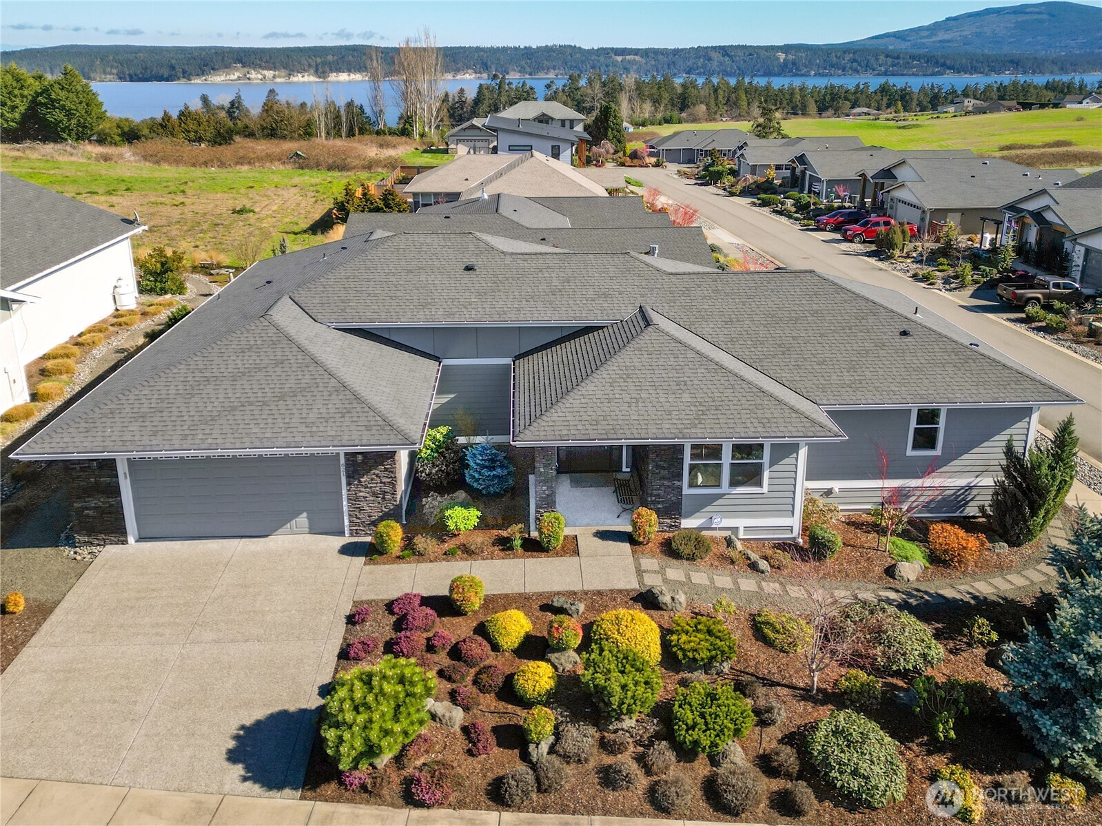 621 Jones Farm Road Sequim, WA 98382 - Photo 2 of 40 a view of a house with swimming pool and front view of a house