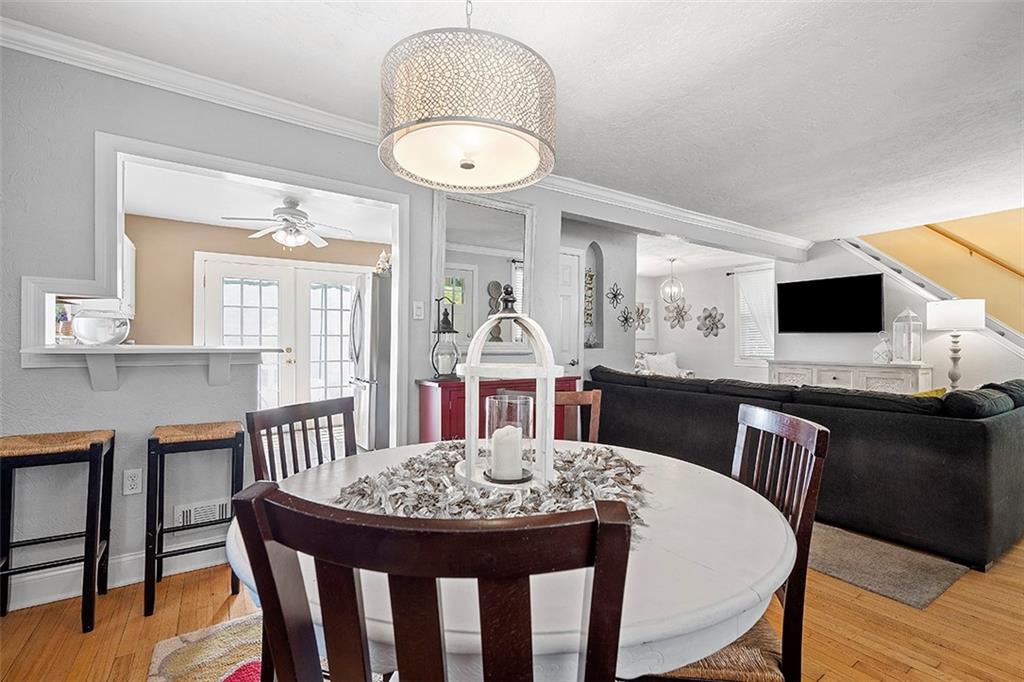 39 Diebold Road McKees Rocks, PA 15136 - Photo 5 of 25 a view of a dining room with furniture window and wooden floor