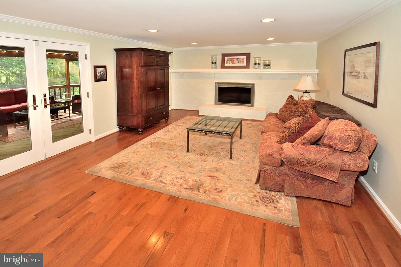 1394 Concord Point Lane Reston, VA 20194 - Photo 4 of 30 Family room w/ wood burning fireplace