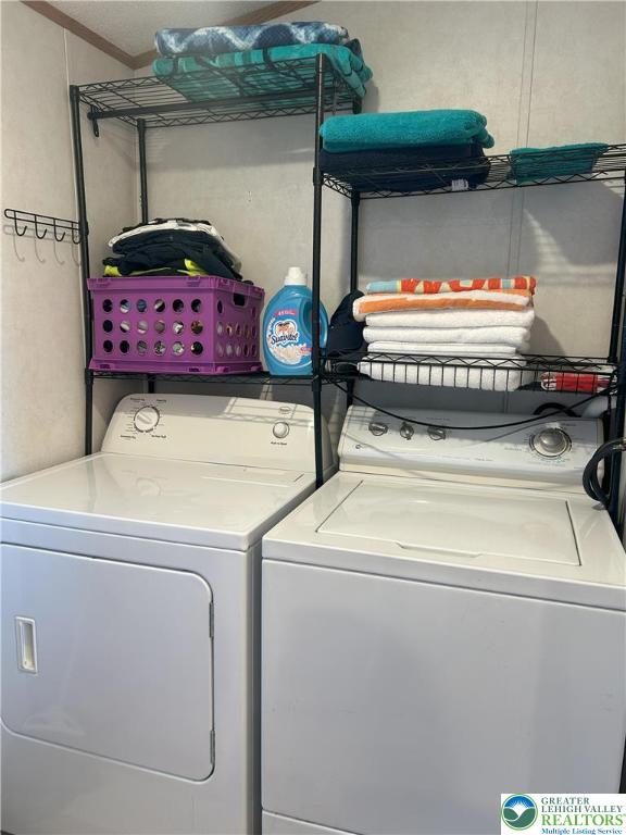 3113 Newburg Road Nazareth, PA 18064 - Photo 8 of 18 a utility room with dryer and washer