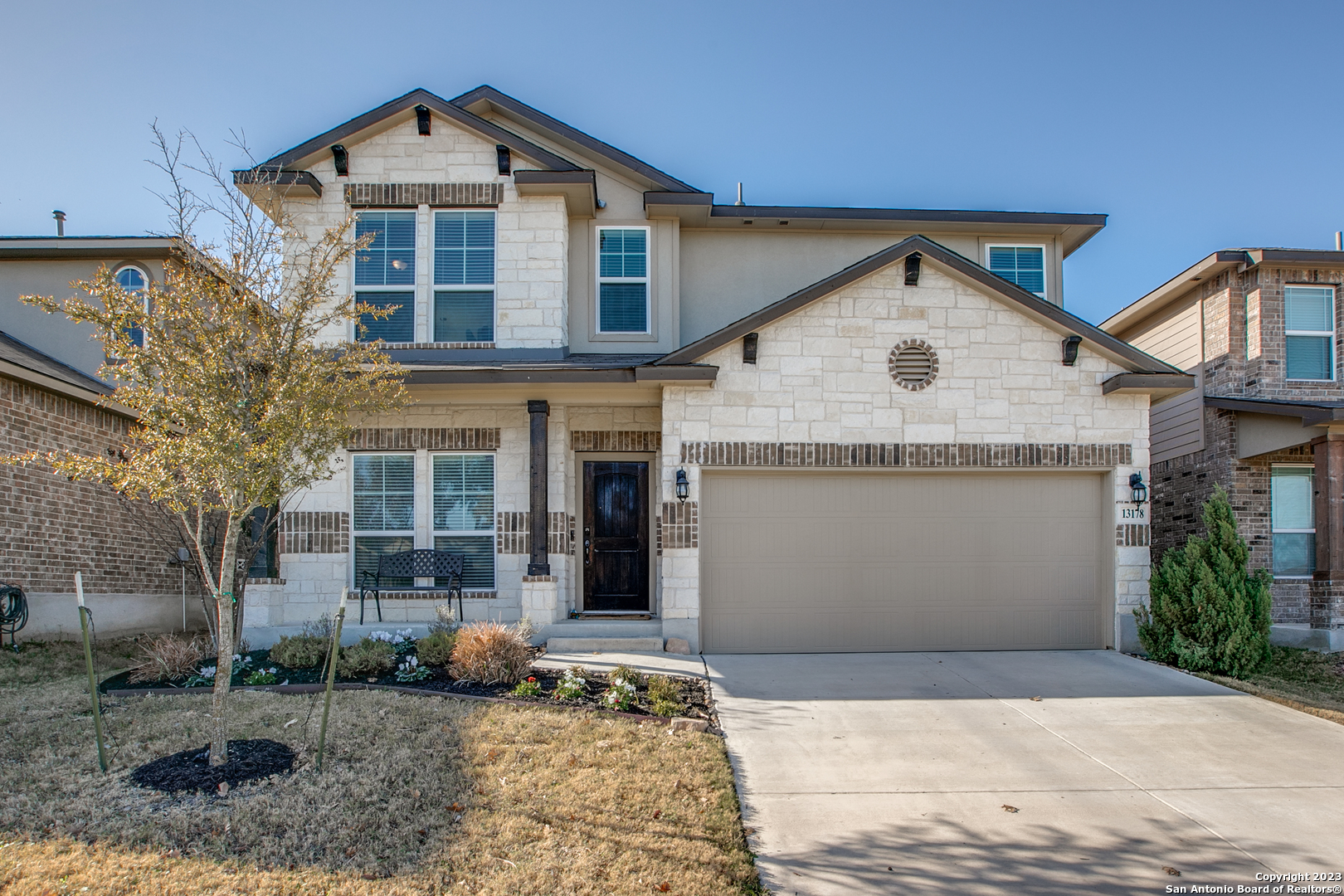 13178 Beals Circle San Antonio, TX 78253 - Photo 1 of 1 a front view of a house with a yard