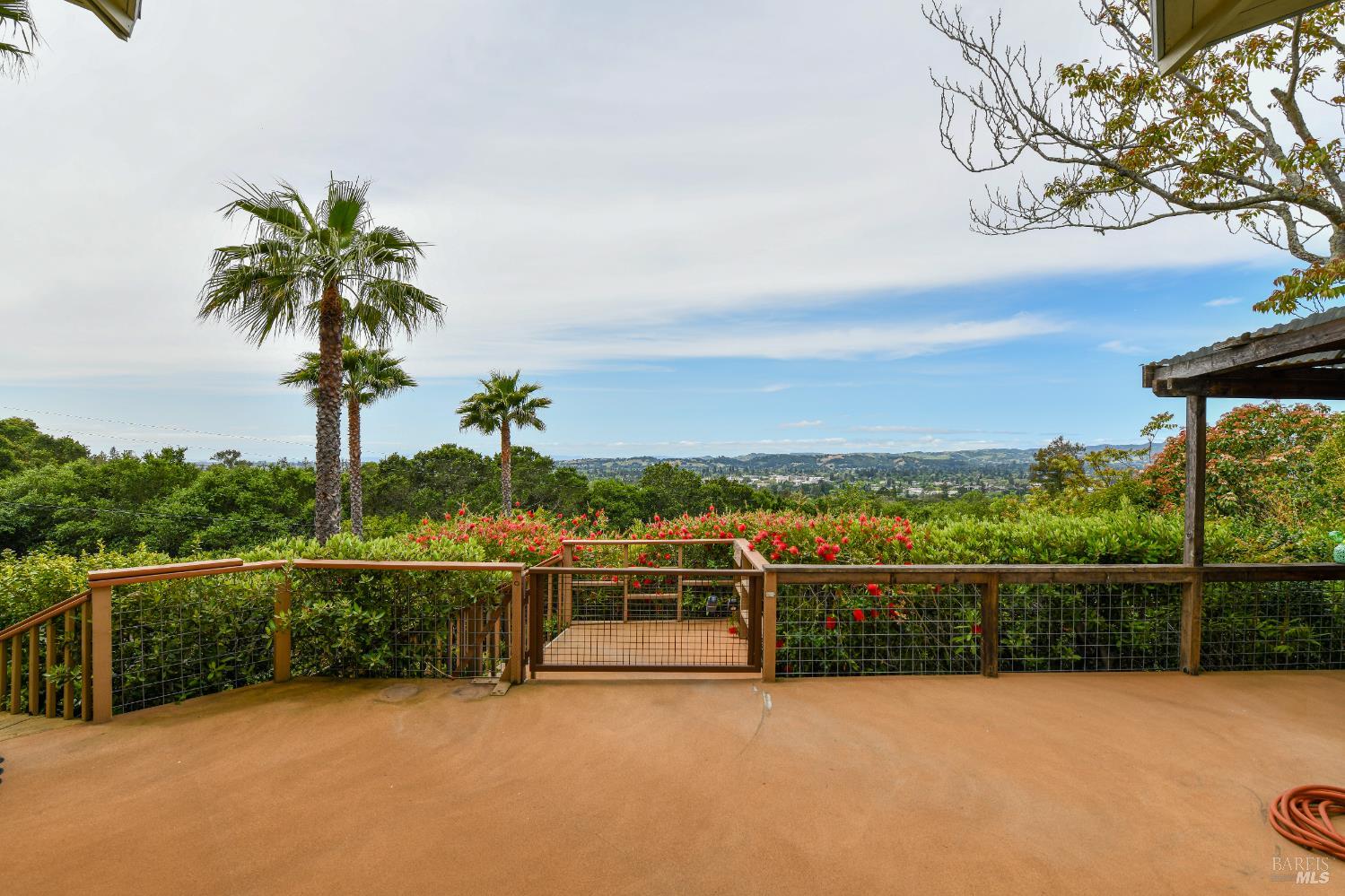 22 Monez Boulevard Napa, CA 94559 - Photo 29 of 30 a view of a terrace with a garden