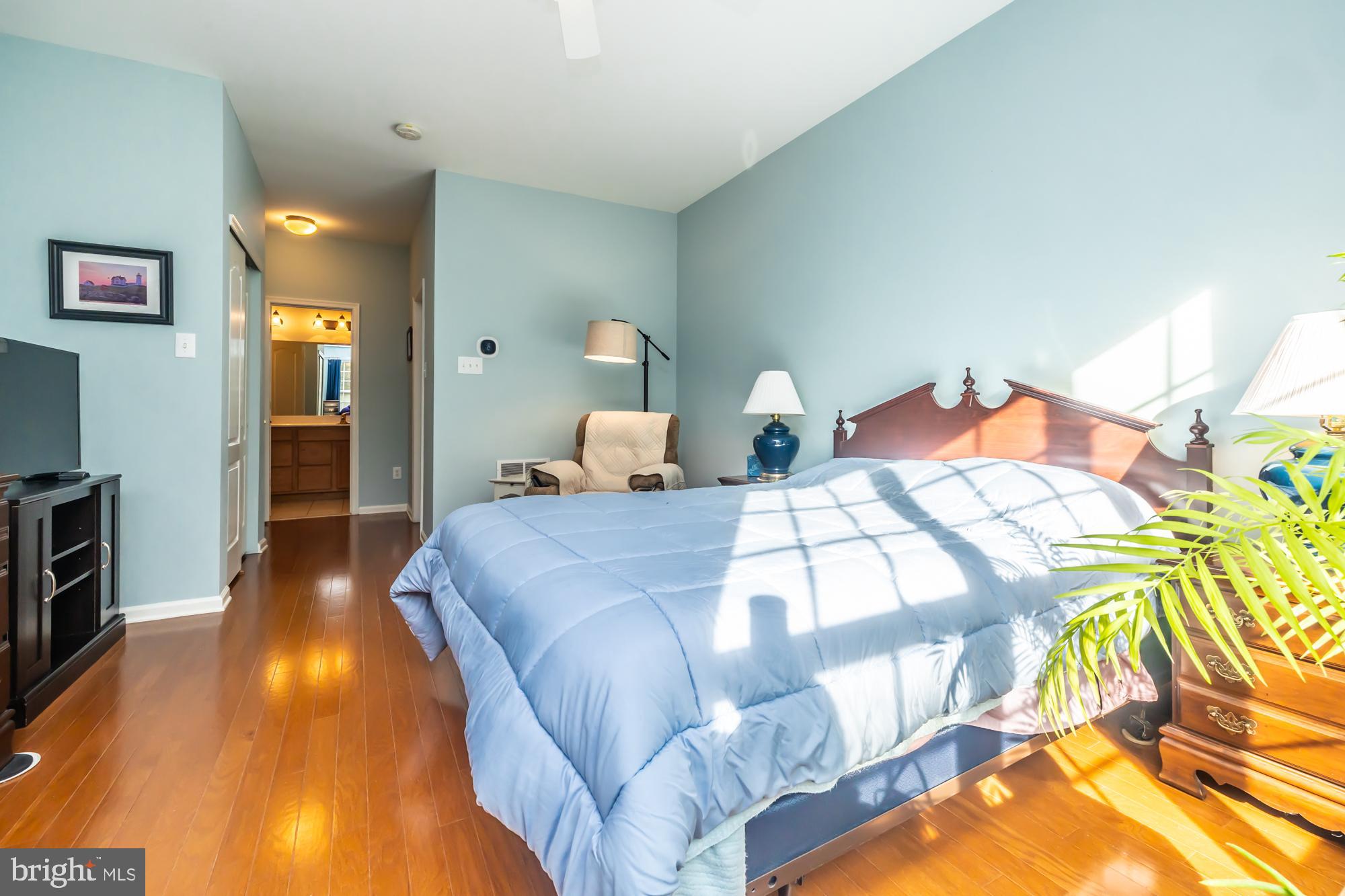 141 Stoyer Road Coatesville, PA 19320 - Photo 25 of 40 a bedroom with a bed and wooden floor