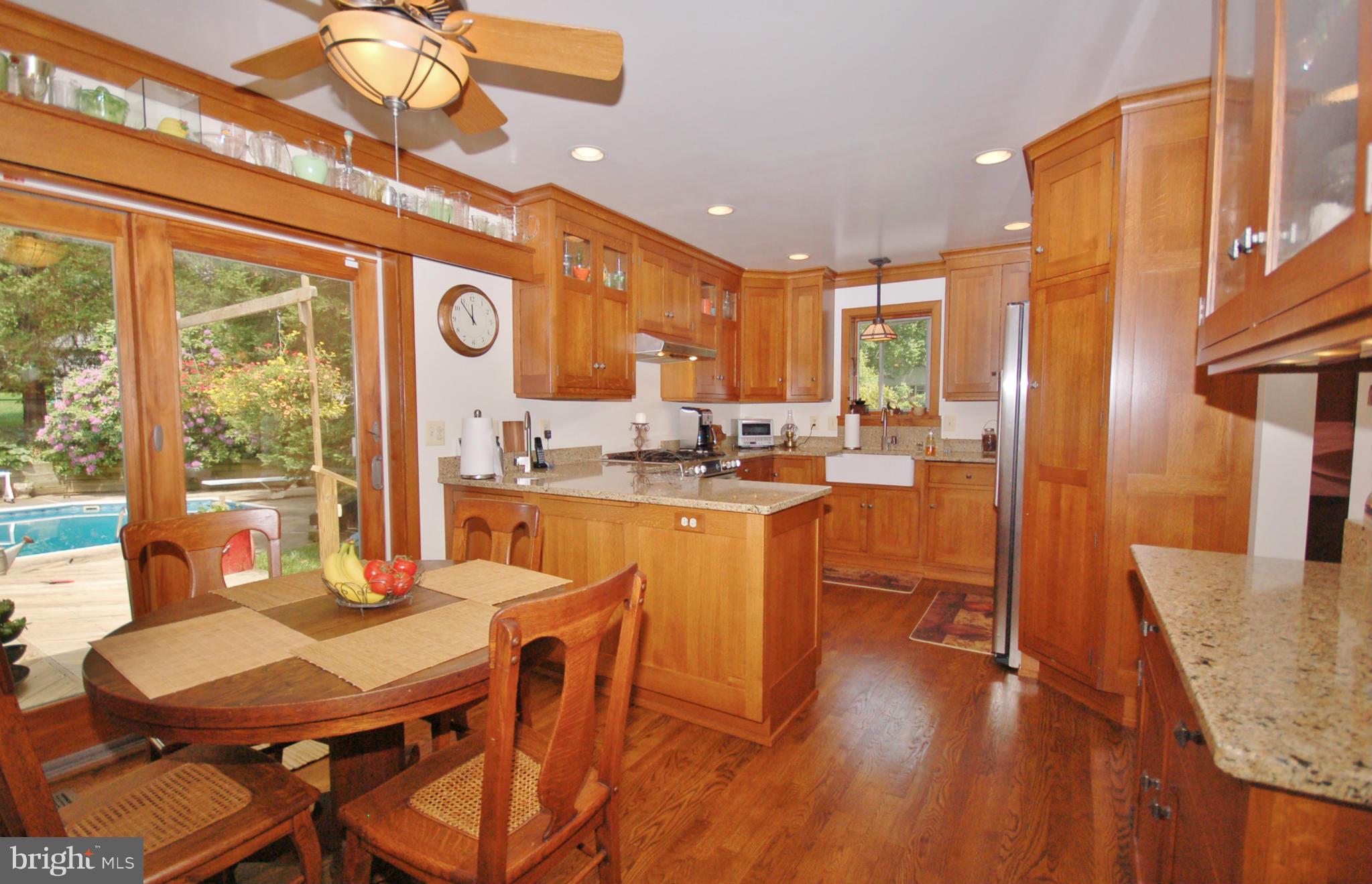 19104 Olney Mill Road Olney, MD 20832 - Photo 9 of 28 Kitchen with Amish built custom cabinetry