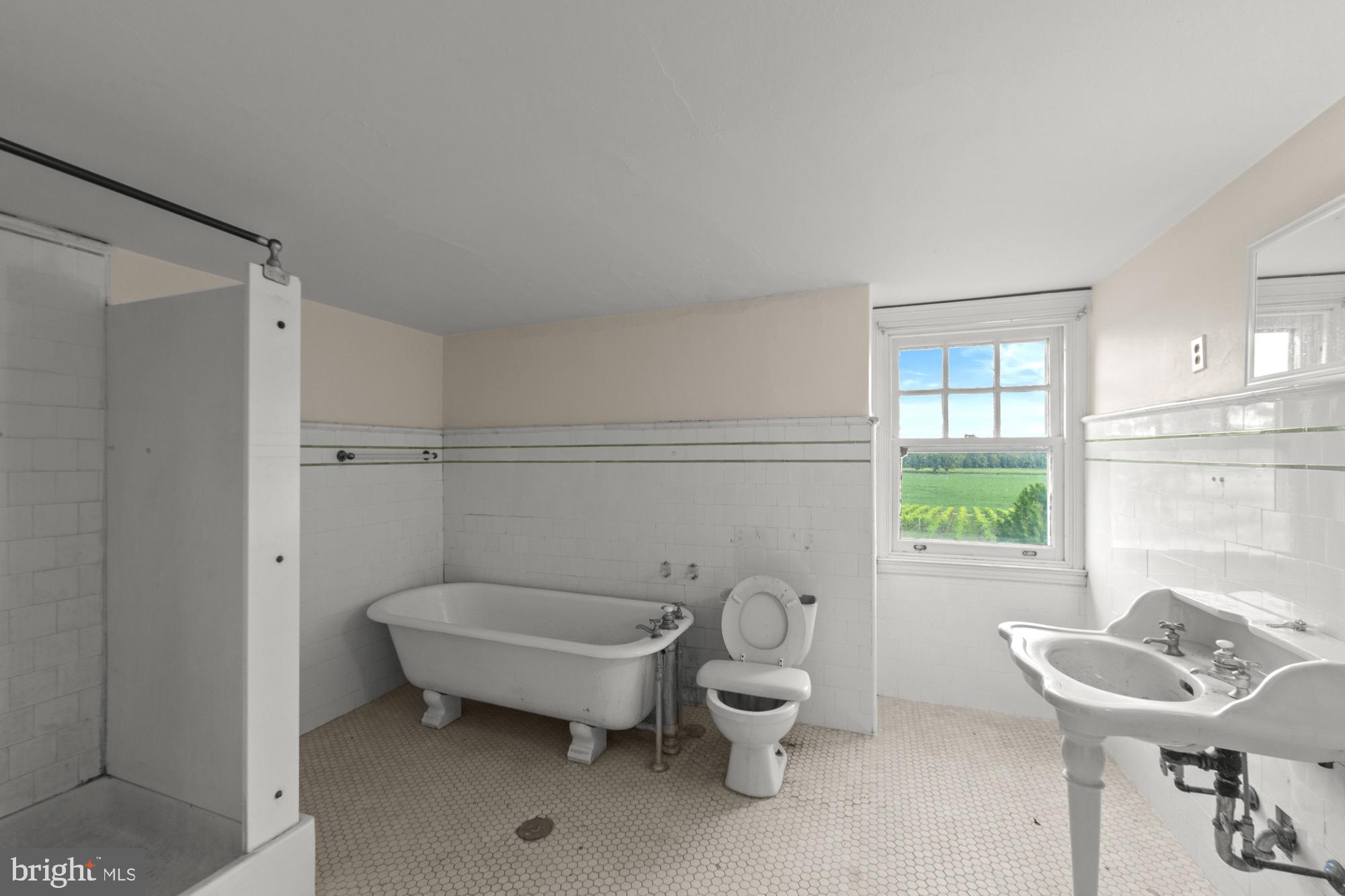 27058 Mt Pleasant Road Columbus, NJ 08022 - Photo 64 of 127 a white toilet sitting next to a bathroom sink