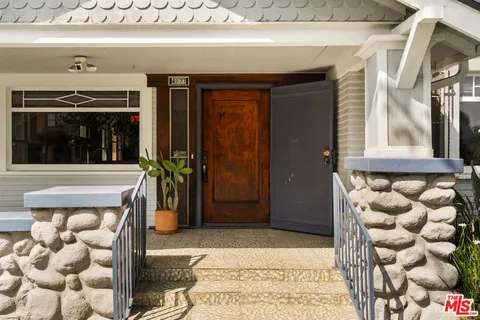 a view of a entryway door of the house