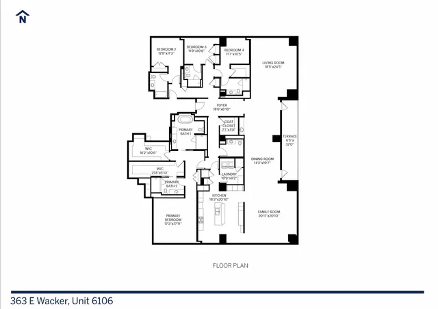 $6,450,000 | 363 East Wacker Drive, Unit 6106, Chicago, IL 60601