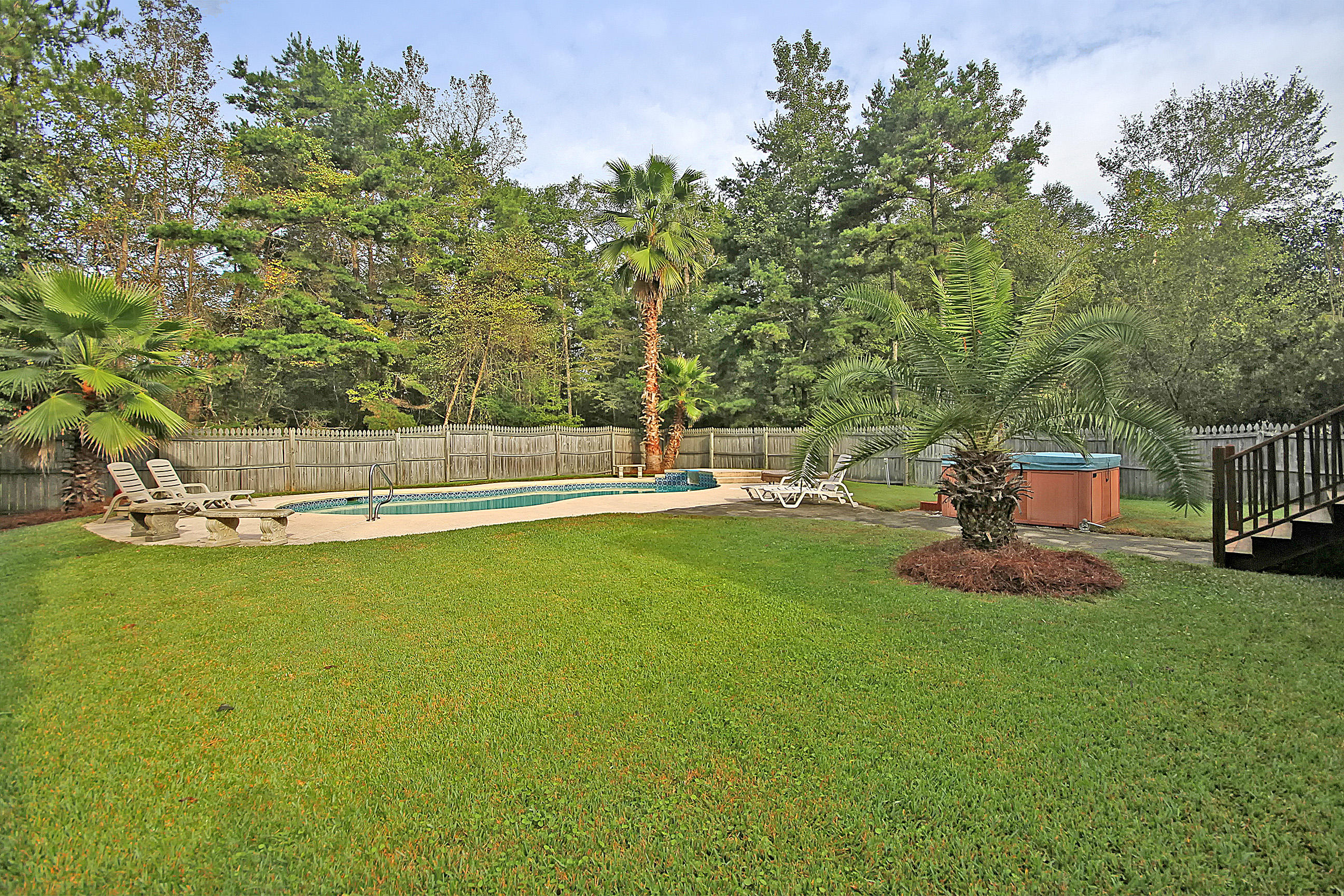 220 Scalybark Road Summerville, SC 29485 - Photo 22 of 36 Backyard and Pool