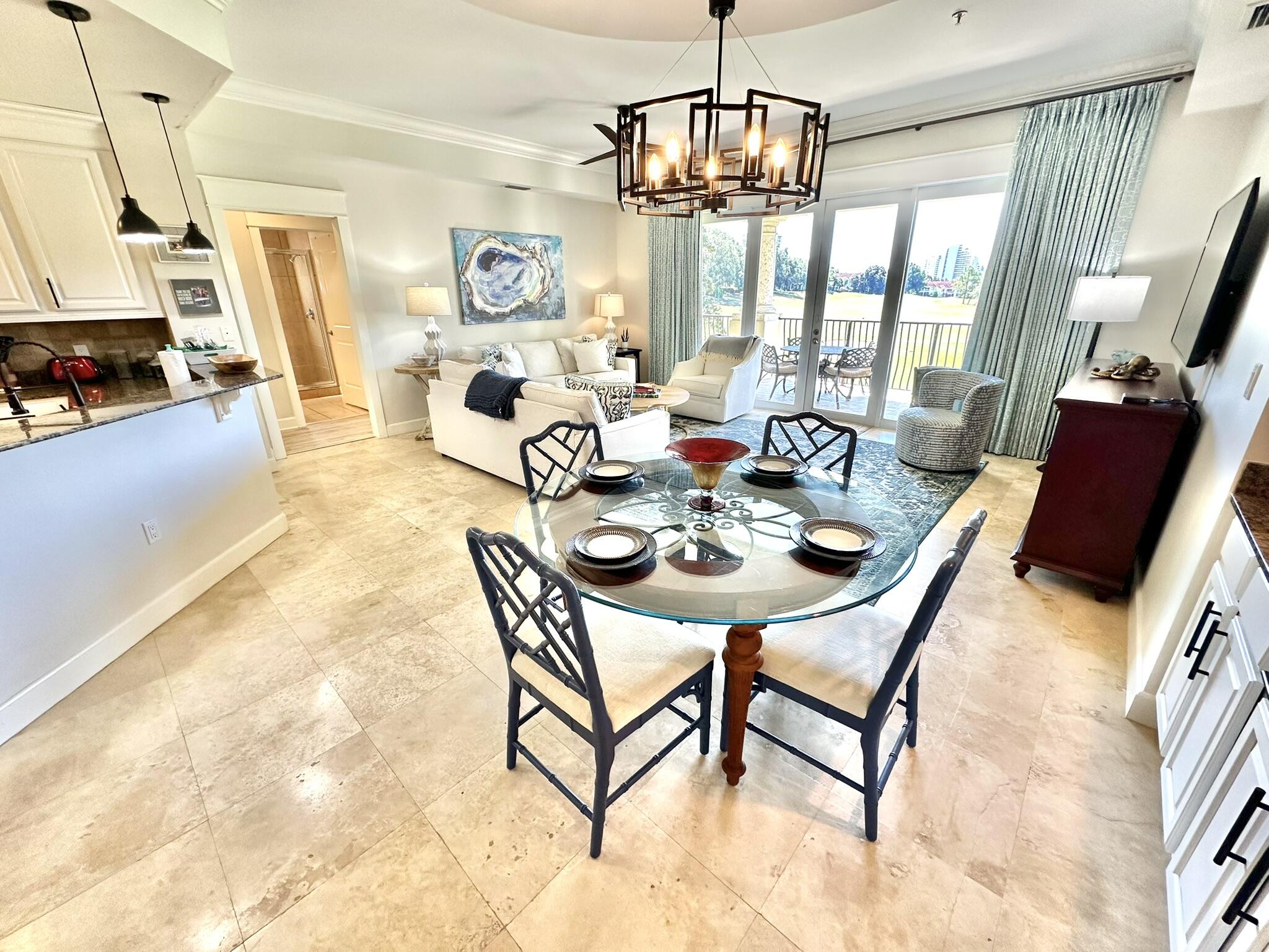 5353 Pine Ridge Lane, Unit 5353 Miramar Beach, FL 32550 - Photo 6 of 62 a view of a dining room with furniture window and outside view