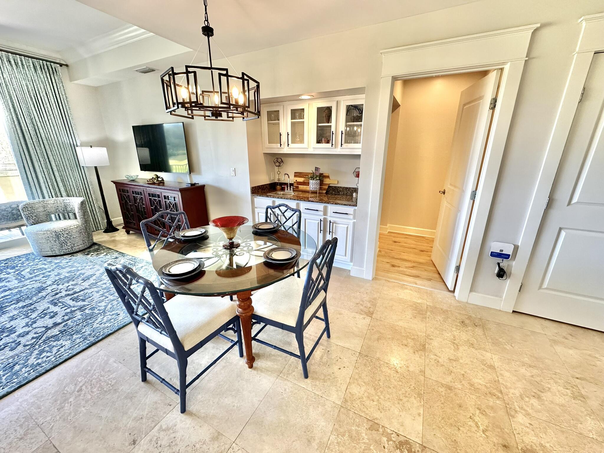 5353 Pine Ridge Lane, Unit 5353 Miramar Beach, FL 32550 - Photo 7 of 62 a view of a livingroom with furniture window and wooden floor