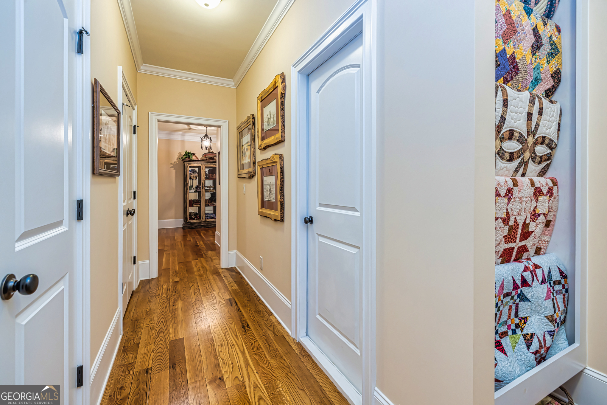 210 Mockingbird Lane Brooks, GA 30205 - Photo 27 of 87 a view of hallway with wooden floor