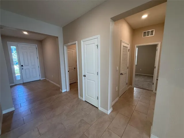 a view of empty room