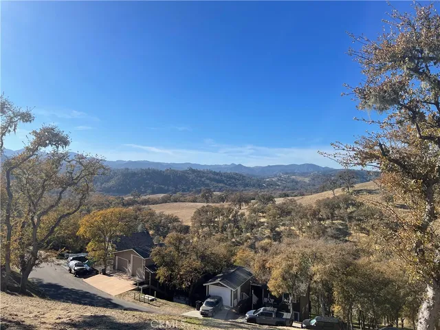 a view of city and mountain