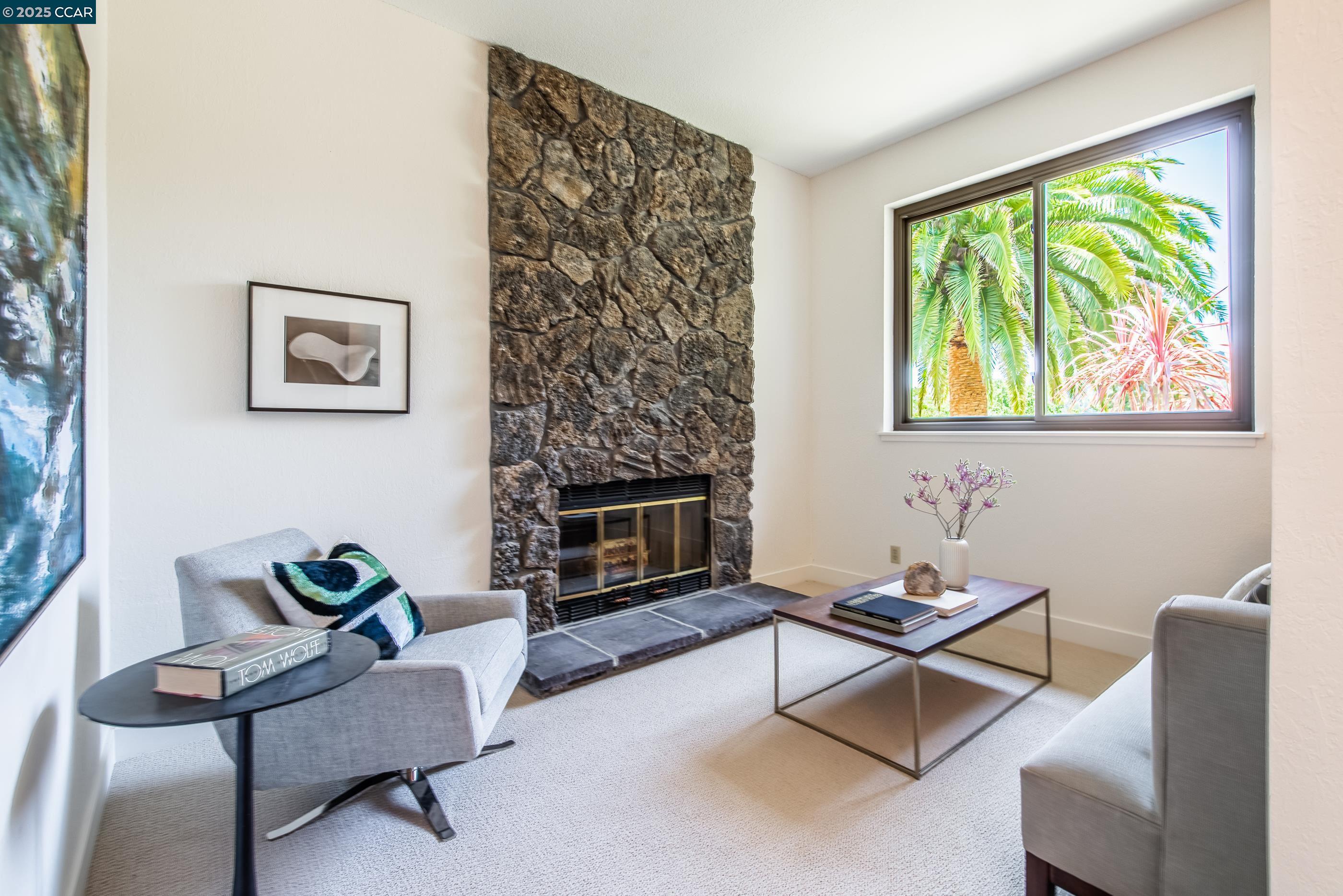 220 Devonshire Court Pleasant Hill, CA 94523 - Photo 7 of 47 a living room with furniture and a fireplace
