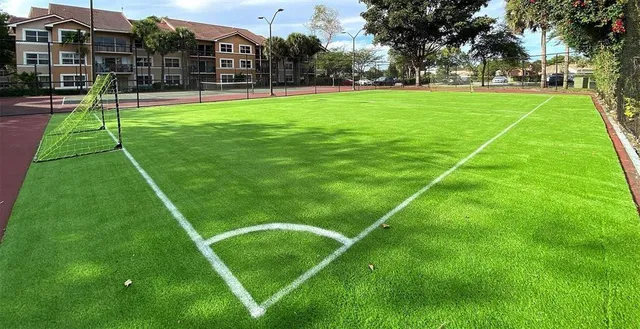 a view of a basketball court