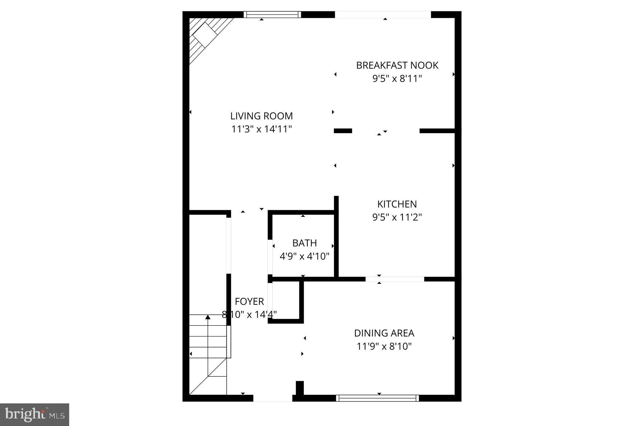 181 North Cottage Road Sterling, VA 20164 - Photo 38 of 41 a picture of a floor plan