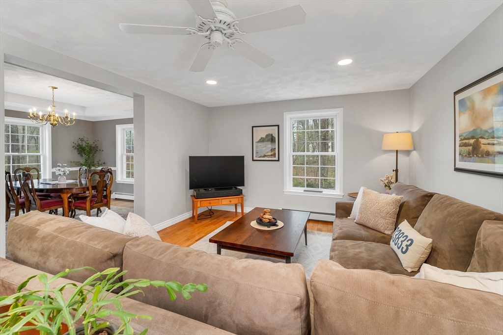 9 Juniper Ridge Road Exeter, NH 03833 - Photo 14 of 41 a living room with furniture and a flat screen tv