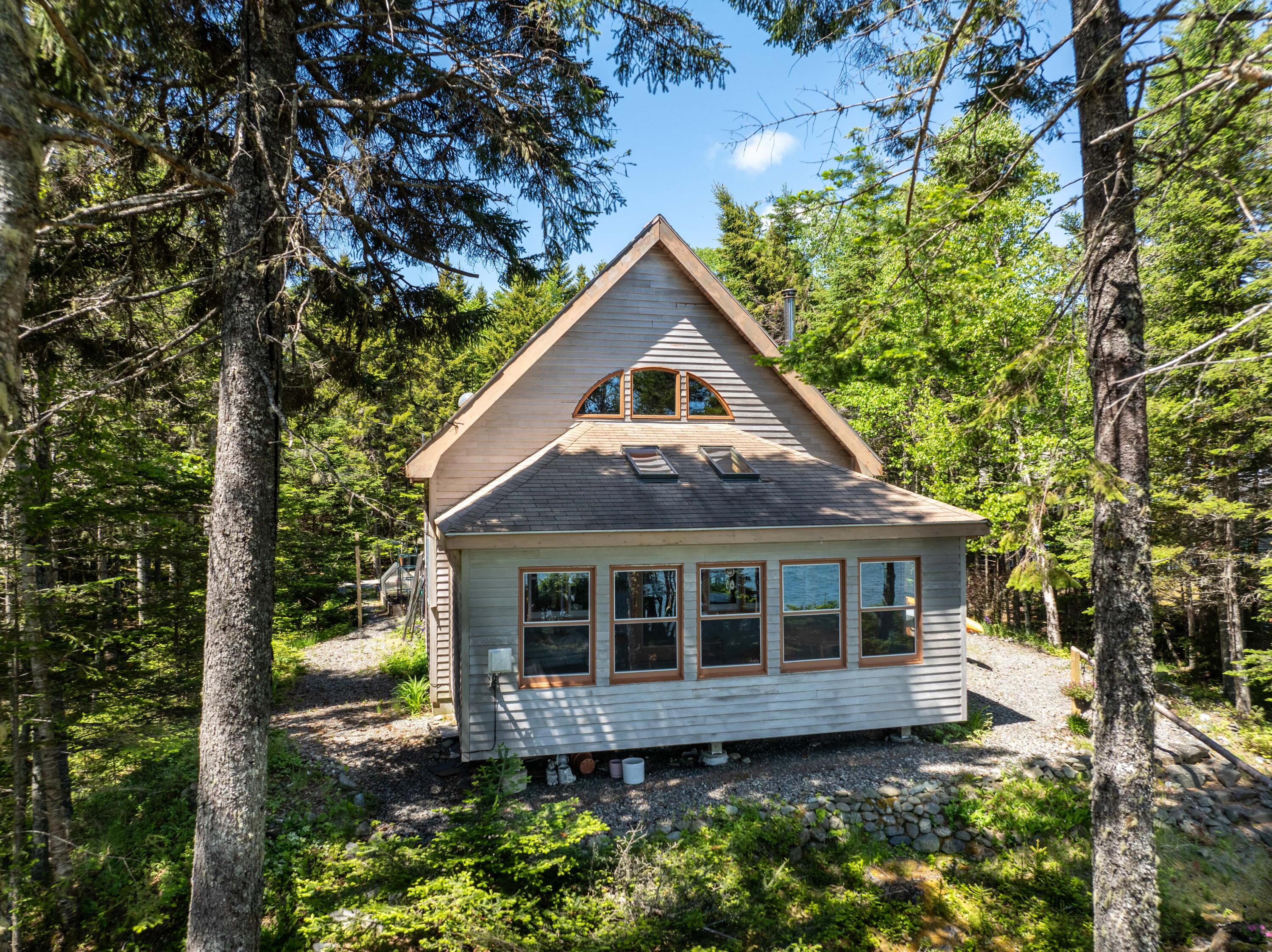 576 Duck Cove Road Roque Bluffs, ME 04654 - Photo 14 of 56 Outside drone - 576 Duck Cove Rd. Roque